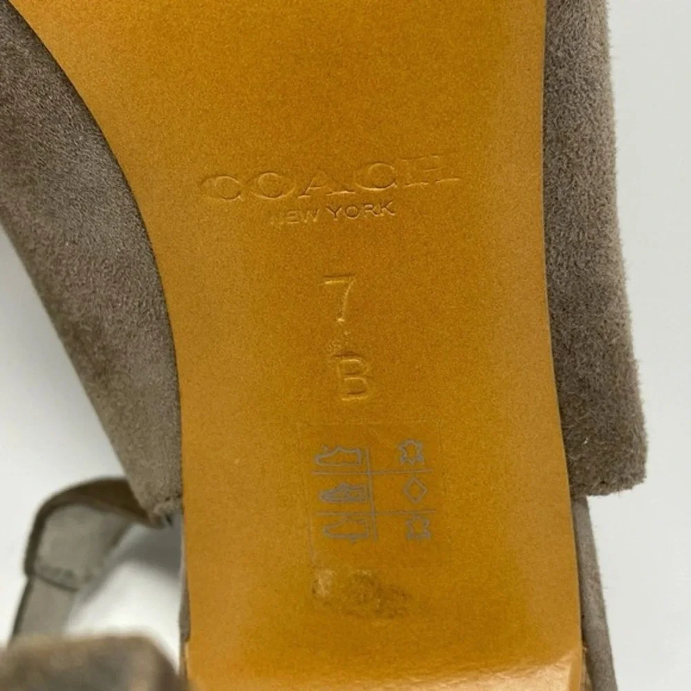 Coach item suede